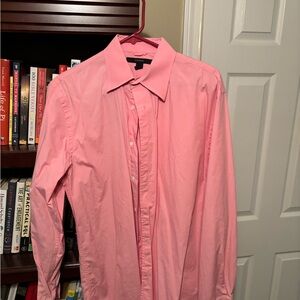 Express Men's Vibrant Pink Dress Shirt
